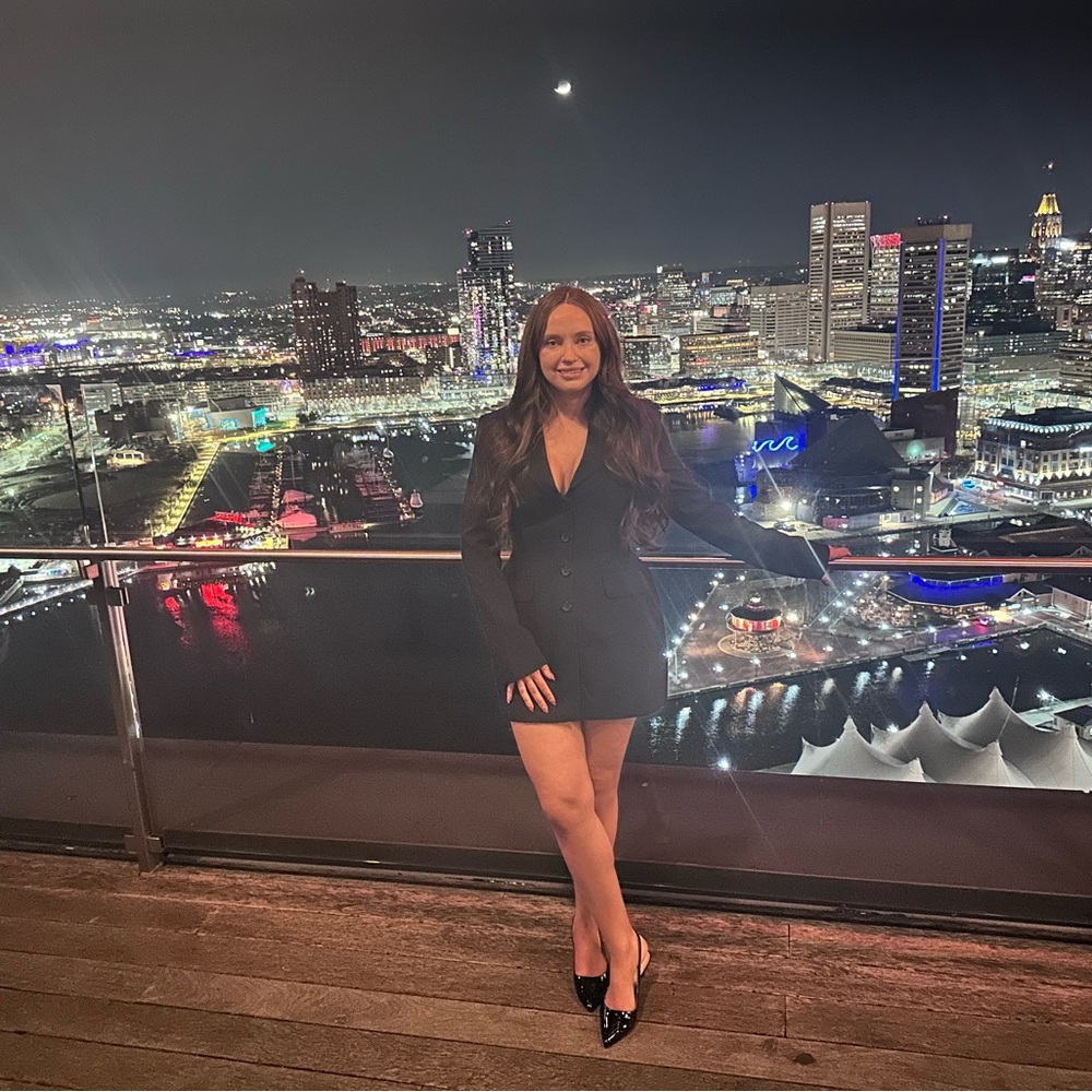 Dynamite Blazer Romper Dress - Picture 2 of 2